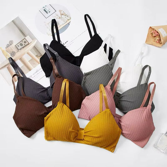 Wire Free Bras For Women Push Up Bra Sexy Lingerie Comfort Bra Tops Female Brassiere Seamless Underwear Solid Intimates